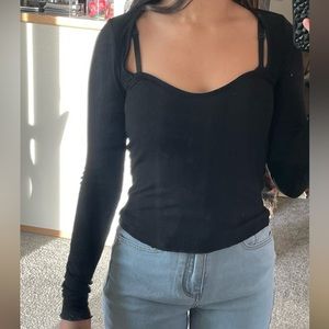 Forever21 Size S Black Long Sleeve Shirt